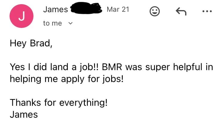 Success story from James, Army Senior Network Systems Operator