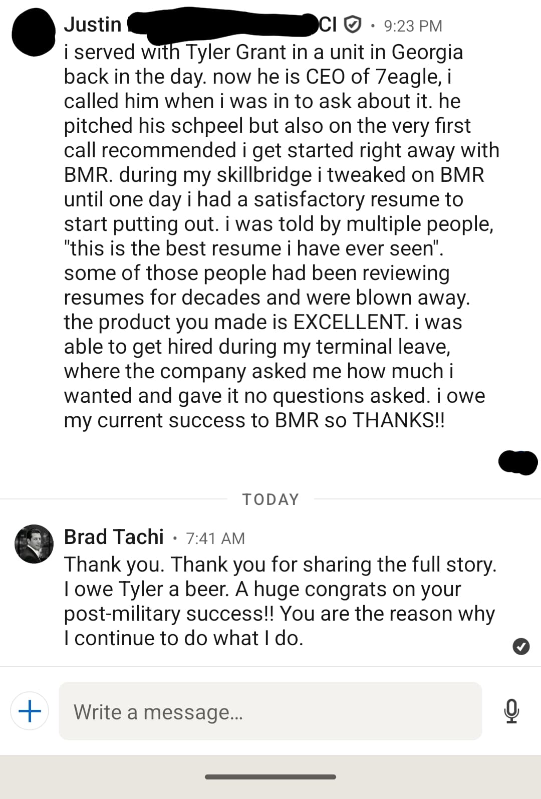Success story from Justin, an Air Force Master Sergeant who transitioned into network engineering
