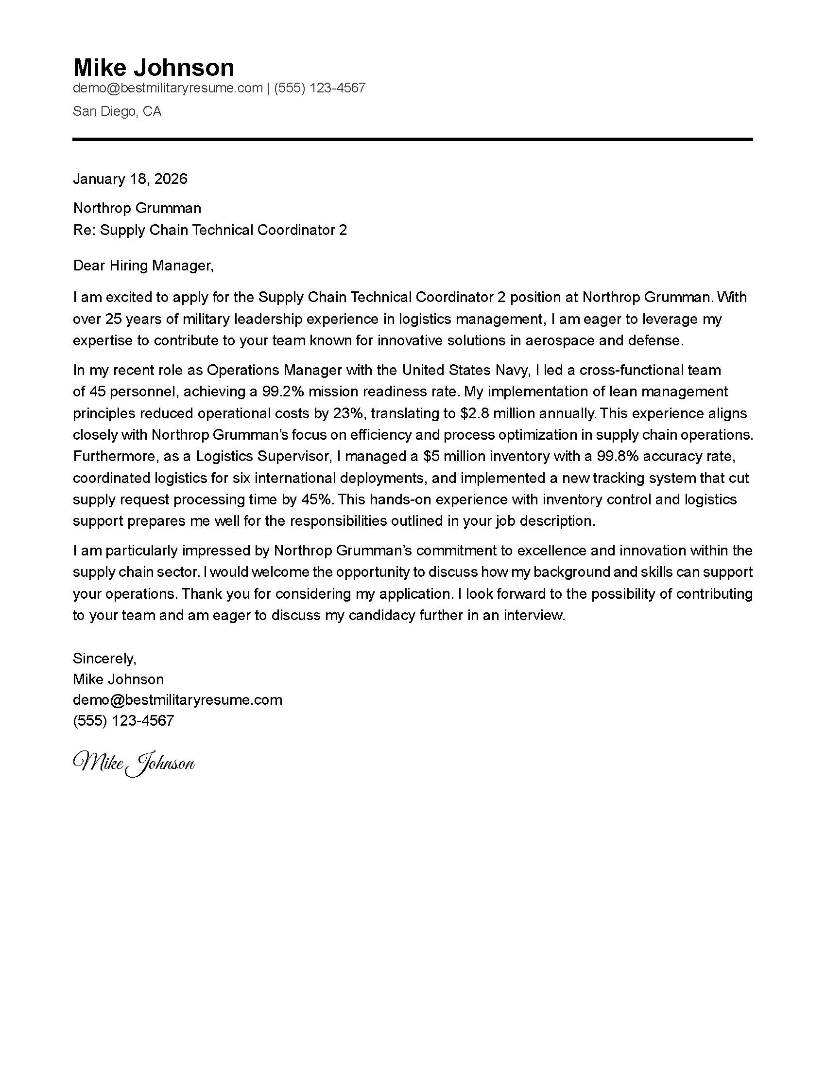 Free Cover Letter Builder for Veterans | AI-Powered [2026] | Best ...